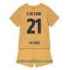 FC Barcelona Frenkie de Jong 21 Borte 22-23 - Barn Draktsett
